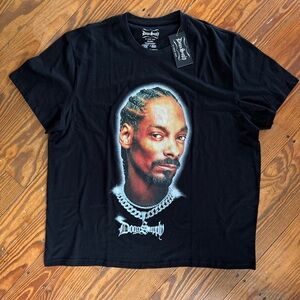Snoop Doggy Dogg Portrait Black T-Shirt Men's Size XXL Dogg Supply